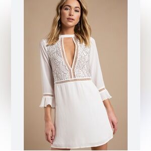 Tobi White Lace Dress